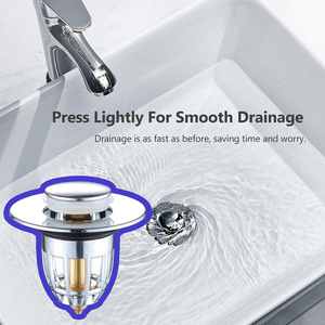 Bouchon désodorisant à ressort de type pression pour lavabo et toilettes, anti-fuite, accessoire de gros - Product Image 3