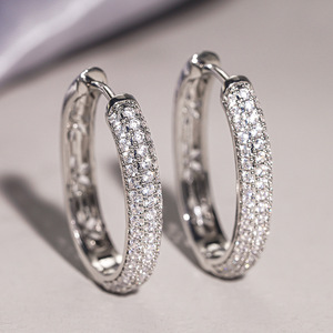 Pendientes de Oreja en Forma de U Delgados para Mujer, Accesorios Simples para Uso Diario - Product Image 1