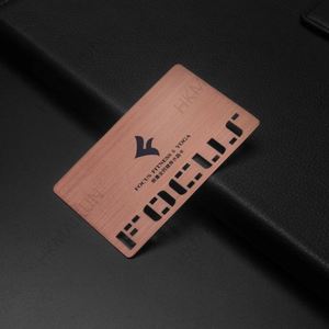บัตรสมาชิกโลหะสั่งทำสีทอง/เงิน/ดำจากโรงงานโดยตรง - Product Image 5