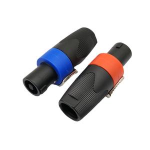 Câble audio professionnel SPEAKON NL4FC Quad-Core avec connecteur XLR, fiches bleues, rouges et oranges pour l'aviation (vente directe usine) - Product Image 2