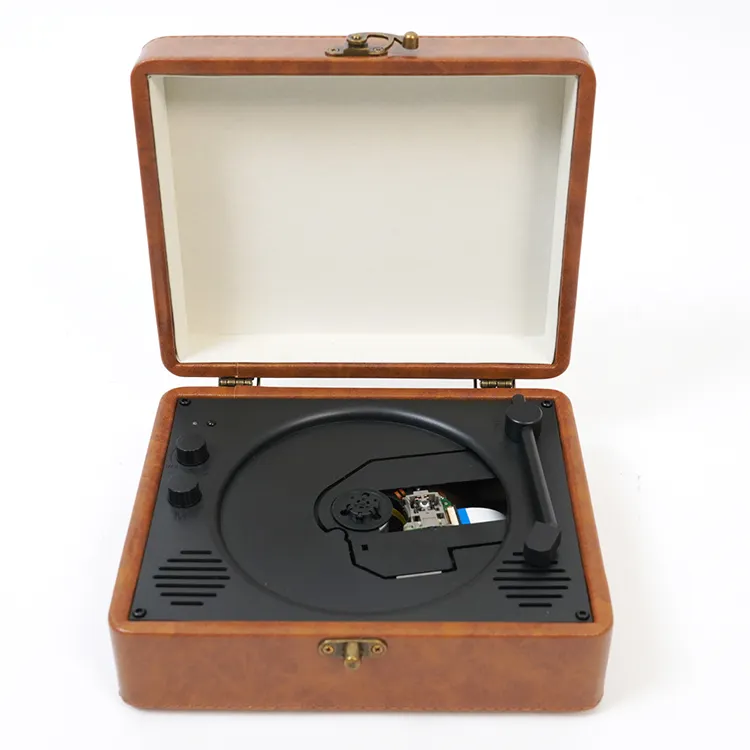 Klasik Vintage Phonograph vinil merekam musik ruang Rubi Stylus Suara jernih antarmuka serbaguna pemutar rekaman nirkabel