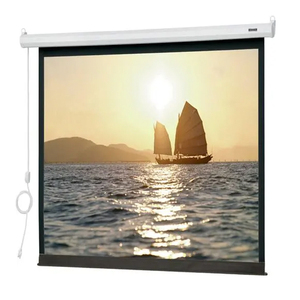 <span class=keywords><strong>Pantalla</strong></span> de Proyección Motorizada Portátil de <span class=keywords><strong>100</strong></span> <span class=keywords><strong>Pulgadas</strong></span> 16:9 con Rechazo de Luz Ambiental 3D de Largo Alcance ALR 4K - Product Image 4