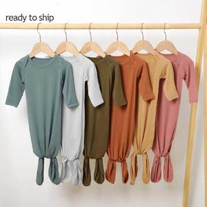 Bambu bebek büyümek gecelik yenidoğan eldivenler zarf bebek uyku tulumu - Product Image 2