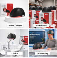 Casco Láser Inteligente para Crecimiento Capilar con 552 Diodos VCSEL de 655nm, Control de Temporización, Certificado 510K, Ideal para Clínicas de Belleza y Venta Minorista