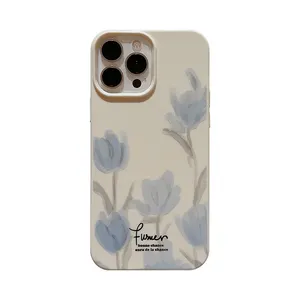 Gelatina Nuvola Bianca Blu Mujin Custodia per Cellulare Iphone Cartone Tpu Custodia alla moda cartone animato 0.3mm sottile Iphone Custodia Tpu Morbida 100 Pz