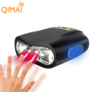 Lampe frontale LED Qimai 2000 mAh rechargeable, réglable, portable, éclairage extérieur avec chargement USB pour l'entretien - Product Image 2