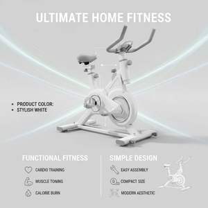 Bicicleta Estática de Interior para Ejercicio, Bicicleta de Spinning para Entrenamiento Físico, Bicicleta de Spinning con Volante de Inercia de 4 kg en Venta - Product Image 3