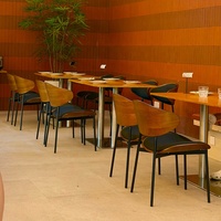 Tables et chaises longues pour restaurant de style occidental |   Design de meubles rétro vintage |   Idéal pour les cafés décontractés et les salons de thé