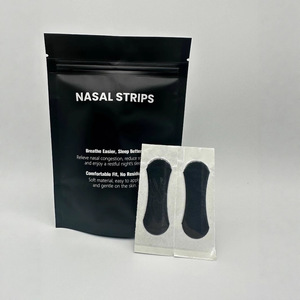 Vente directe d'usine de bandes nasales anti-ronflement et de bandes nasales respiratoires personnalisées à forte adhérence pour soulager les problèmes nasaux - Product Image 1