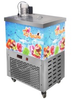 Machine Professionnelle à Popsicles Fruits, Machine à Glace Manuelle Ménagère, Machine à Faire des Bâtonnets Glacés