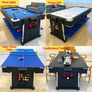 <span class=keywords><strong>Table</strong></span> <span class=keywords><strong>de</strong></span> <span class=keywords><strong>billard</strong></span> multifonctionnelle en bois massif quatre-en-un, hockey sur glace, tennis <span class=keywords><strong>de</strong></span> <span class=keywords><strong>table</strong></span>, conférence, usage domestique, pliable - Product Image 5