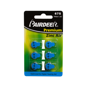 Pairdeer Dịch vụ tốt PR44 nút <span class=keywords><strong>1.4V</strong></span> sonluk kẽm nút không khí di động cho máy trợ thính Pin - Product Image 1