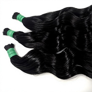 Lots en gros de cheveux humains indonésiens bruts, texture Deep Wave, 100% Remy, 12A, vierges, non traités, Super Double Drawn, double trame machine - Product Image 3