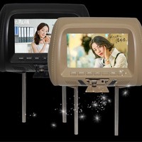 Moniteur d'appuie-tête MP5 7 pouces avec USB/SD pour la connectivité smartphone, écran HD de divertissement arrière