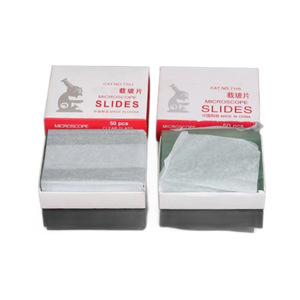 Wande Guanglian <b>Microscope</b> Slides 7105 Type Clear Glass 50 Pcs Per Box For Laboratory Use - Product Image 5