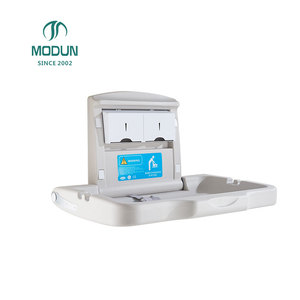 Wall Mount HDPE White Baby <strong>Changing</strong> Station Portable <strong>Foldable</strong> <strong>Changing</strong> <strong>Table</strong> with 50kg Capacity for Under 12 Months - Product Image 2
