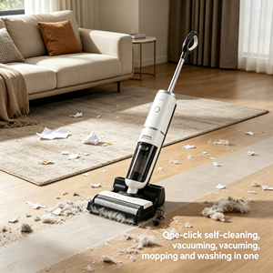 Aspiradora Inalámbrica Inteligente para Limpieza Profunda de Pisos de Madera en Cocina y Sala de Estar, con Función de Secado con Aire Frío y Caliente - Product Image 1