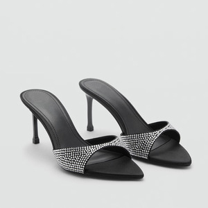 Nouvelles sandales d'été 2026 à talons hauts pour femmes, sexy, polyvalentes, pour banquets, avec strass - Product Image 5
