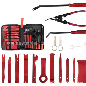 19Pcs Universal Automotive Repair Tool Set Interior Dashboard Door Panel Pry Bar Light <b>Switch</b> Pliers Screwdriver Hand Tools Kit - Product Image 5