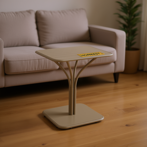 Homeera Coffee <b>Table</b> 60x60x75cm <b>Plastic</b> Modern Living Room Furniture Durable - Product Image 2