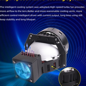 Sanvi New Arrival A11 MAX 73W 5500K Bi LED Projector Lens Car Headlights High Low Beam Projector Lens - Product Image 4