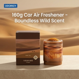Gel <span class=keywords><strong>d</strong></span>ésodorisant écologique non toxique 160g pour voiture et intérieur, parfum Boundless Wilds, en bouteille plastique, facile à utiliser, longue durée, directement de l'usine - Product Image 1
