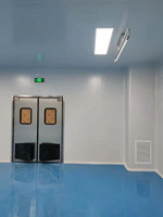 2024 haute qualité GMP modulaire salle blanche trafic porte usine pharmaceutique porte hermétique nouvel état