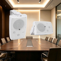 Altavoces de Pared de 6.5 Pulgadas, Altavoz de Audio PA para Interiores de 40W, Logotipo Personalizado para Escuelas, Oficinas, Hoteles, Parques Comerciales, Música de Fondo