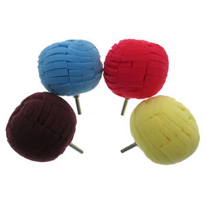 रंगीन 4 पीसी 80 मिमी गोलाकार पॉलिशिंग स्पंज भैंस पैड कार बॉडी हब के लिए फोम पॉलिश पैड बॉल फोम पॉलिशिंग पैड - Product Image 6