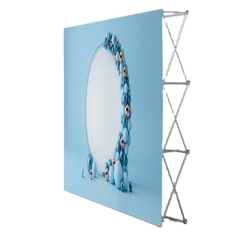 8ft 10ft Spannung Stoff Wand Display Stand Foto kabine Hintergrund für die Ausstellung