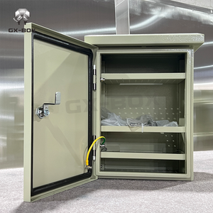 Boîtier de distribution électronique en <span class=keywords><strong>acier</strong></span> métallique étanche pour extérieur, personnalisé, IP65, pour télécommunications et électricité - Product Image 1