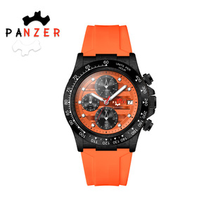 <span class=keywords><strong>PANZER</strong></span> 8145 hommes rétro Sport <span class=keywords><strong>montre</strong></span>-bracelet à Quartz de luxe étanche homme <span class=keywords><strong>montre</strong></span> de mode avec boîtier en alliage de bracelet en Silicone lumineux - Product Image 6