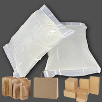 Adhésif thermofusible transparent blanc pour emballage de boîtes cadeaux, colle thermofusible à bonne résistance d'adhérence