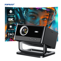 YDH-TP400 GTV 2026 Nouveau projecteur portable 600 ANSI GTV 1 Go + 32 Go compatible 4K pour la maison intelligente, les voyages et le cinéma en extérieur