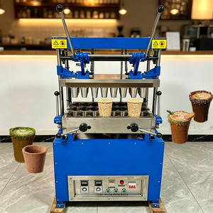 Machine de production de gobelets <span class=keywords><strong>à</strong></span> café comestibles <span class=keywords><strong>à</strong></span> petite échelle, facile <span class=keywords><strong>à</strong></span> utiliser, <span class=keywords><strong>à</strong></span> commande manuelle, <span class=keywords><strong>moule</strong></span> fixe, 2 <span class=keywords><strong>à</strong></span> 60 unités pour l'industrie alimentaire - Product Image 2