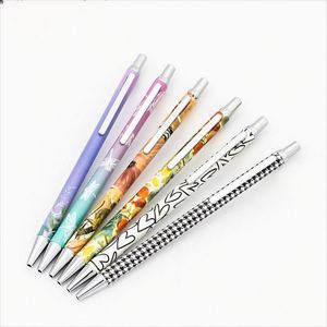 Custom High Quality Custom Logo Slim Metal Click Ballpoint <b>Pens</b> 1.0 mm Writing Width Multiple Colors Novelty Sublimation - Product Image 4