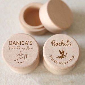 Manufacture Children's Carton Baby Teeth Storage <b>Box</b> Polished Engraved <b>Memorial</b> Collection Laser Logo UV Printing - Product Image 3