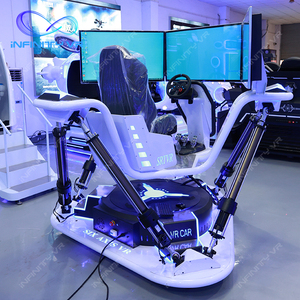 6 Dof 3 pantallas máquina de juego de carreras simulador una plataforma de asiento conducción Arcade carrera coche juego máquina simulador diversión - Product Image 5