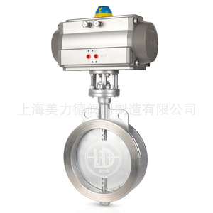 Válvula de mariposa tipo wafer neumática de acero inoxidable D671W-2.5P para aplicaciones de aire a temperatura normal - Product Image 1