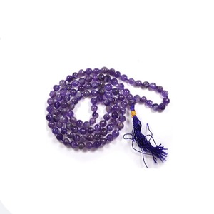 ลูกปัดคริสตัลมาลาของฮวงจุ้ยสำหรับทำสมาธิและบำบัดลูกปัดแอเมทิสต์ธรรมชาติระดับพรีเมี่ยม - Product Image 6