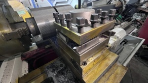Torno Automático Fácil de Operar, Torno de Alta Resistencia para Metal, Torno de Bancada Plana - Product Image 1