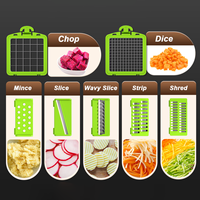 Hete Verkoop Keuken Mandoline Tomaat Snijmachine Dicer Multifunctionele Handmatige Groentesnijder Snijmachine Chopper Veilige Voedselmolen