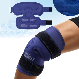 Reusable Ice Pack Wrap for Knee Foot Ankle Elbow Injuries Plantar Fasciitis ACL Pains Relief Cold Compression Gel Ice Pack Wraps