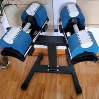 Ensemble d'haltères réglables 20 kg 32 kg pour la maison, la salle de sport, la musculation, l'entraînement, équipement de fitness, vente en gros d'usine, dropshipping