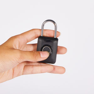 जस्ता मिश्र धातु स्मार्ट फिंगरप्रिंट लॉक सामान, एल्यूमीनियम दरवाजे, गेट और भंडारण अलमारियाँ के लिए क्लाउड-कीलेस सुरक्षा पैडलॉक - Product Image 6