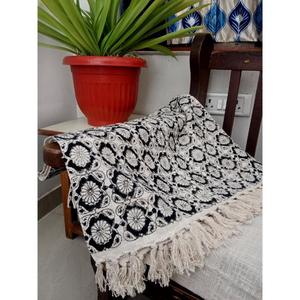 Antique Handmade 100% Cotton <b>Throw</b> Blanket Printed Tassels Eco-friendly Lightweight All-Season Home Decor - Product Image 2
