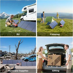 Panel Solar Portátil Plegable de 400W, 2×200W Tipo N, 16BB, 25% de Alta Eficiencia, Impermeable IP67, para RV, Camping y Uso de Emergencia - Product Image 6