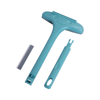 Raspador de Polvo Resistente y Ligero 2 en 1, Equipo de Limpieza de Ventanas de Automóvil con Cuchilla de TPE Duradera para un Acabado sin Rayas