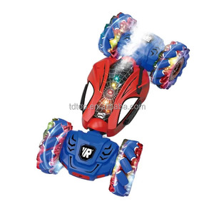 Coche de Derrape con Control Remoto 2.4G de 12 Canales de la Película Spider-Man, Cable USB, Rotación 360°, Retorno Automático, Sensor de Gestos, para Niños Expertos - Product Image 1