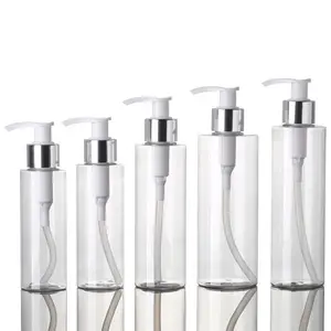 化妆品透明pet瓶泵 100毫升、 120毫升、 150毫升、 200毫升、 250毫升乳液瓶